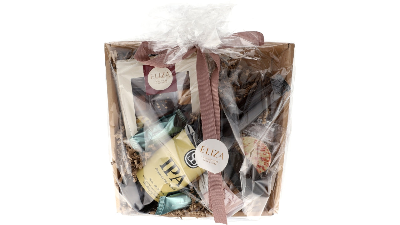 Eliza gavekurv m/øl og chokolade 324g