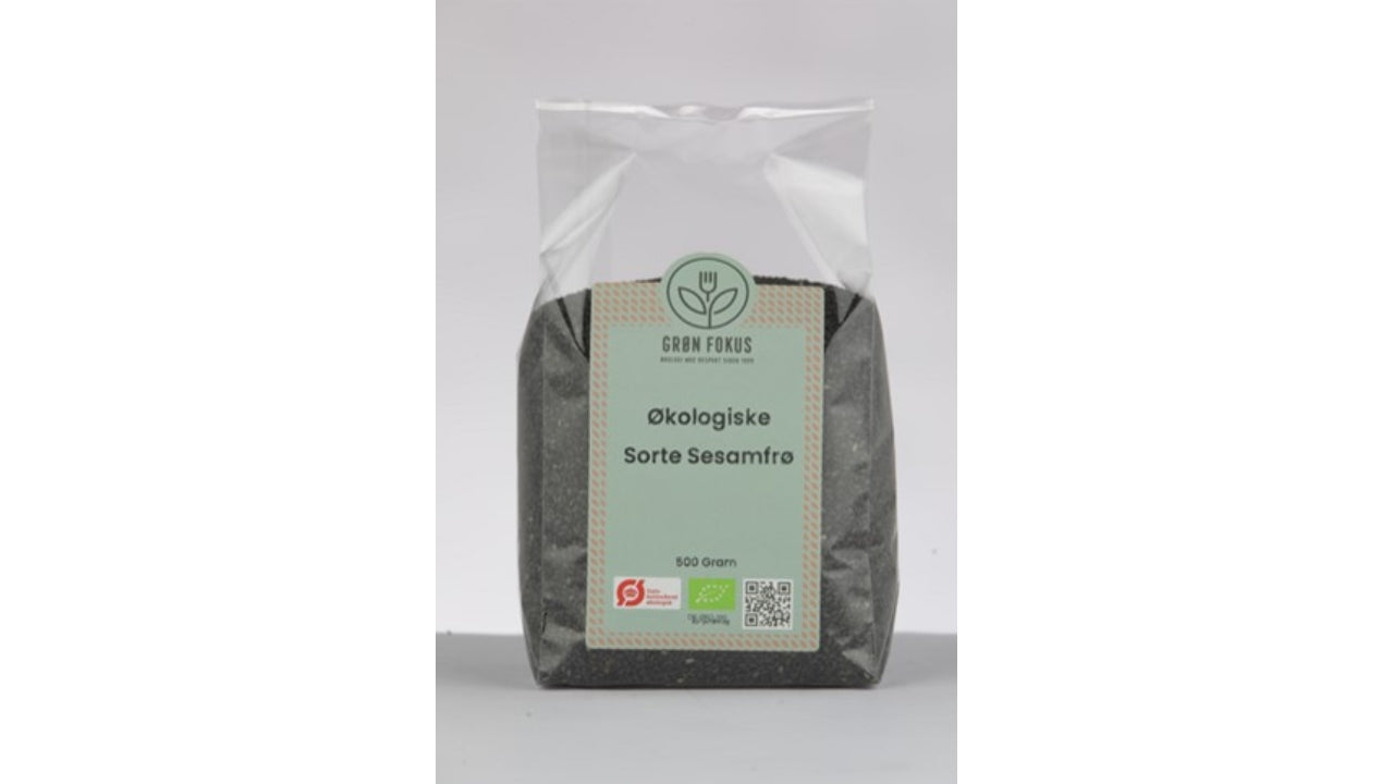 Øko Sesamfrø sorte 500g