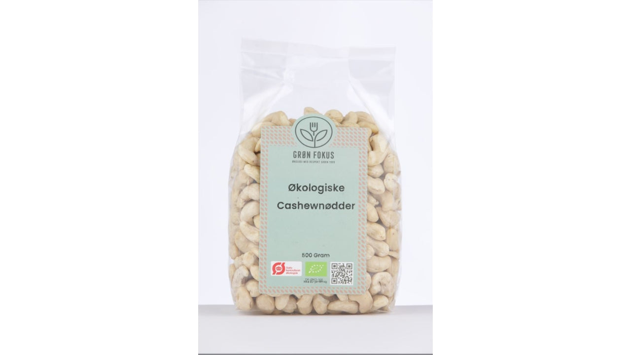 Øko Cashewnødder 500g