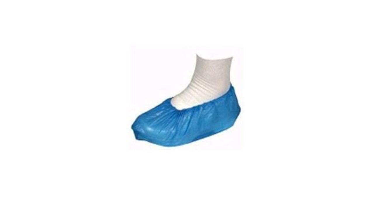 Skoovertræk 41cm 50my 100stk CPE blå