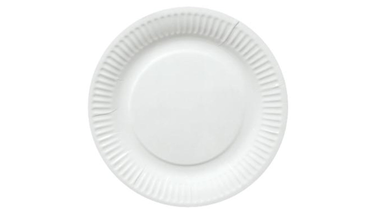 Paptallerken Catersource Ø15cm 100stk