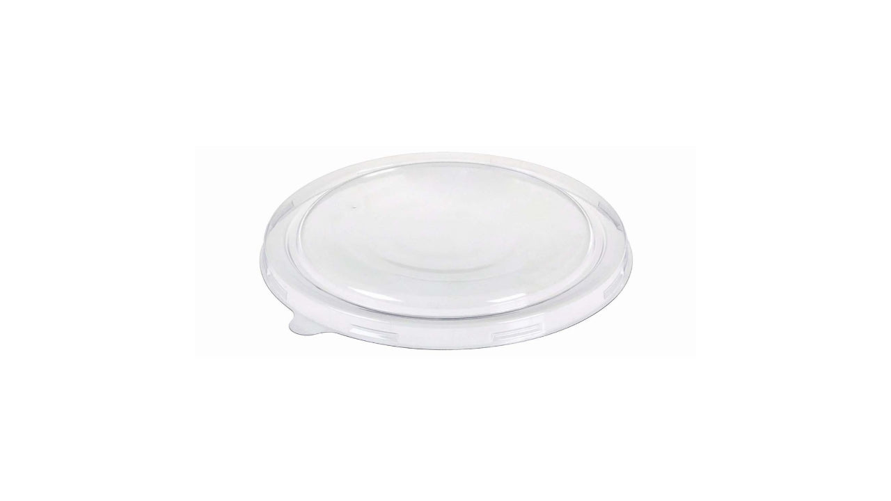 Plastlåg rundt Ø185mm 50stk PET klart