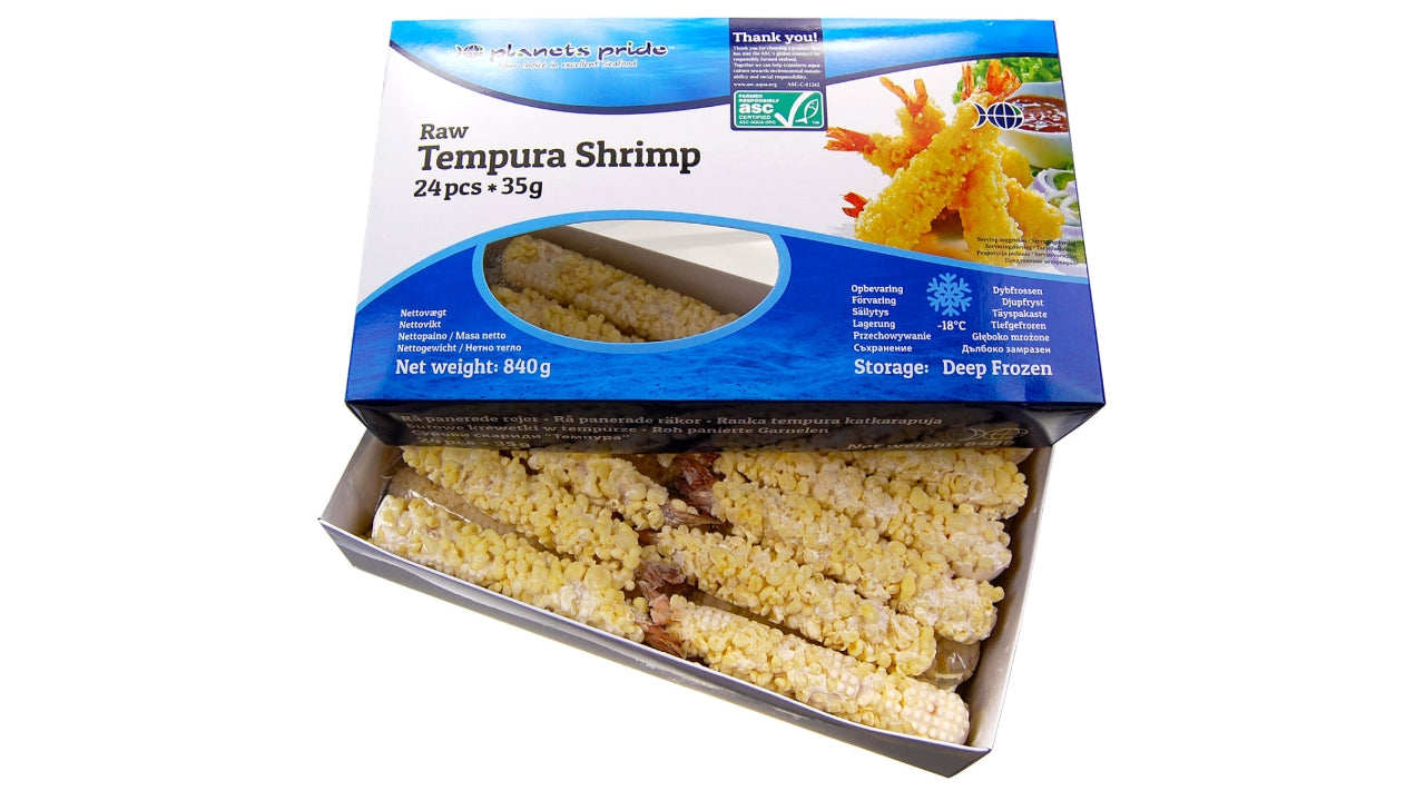 Tempurarejer rå 24x35g ASC