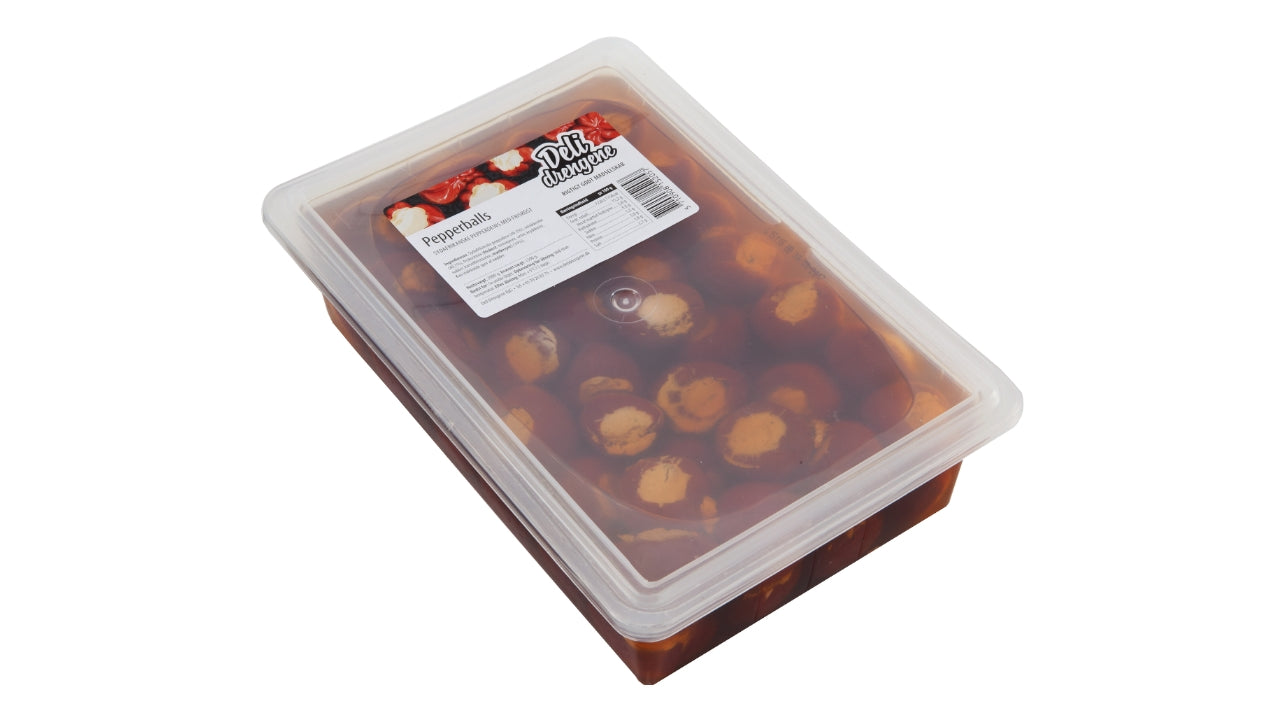 Rød peber m/friskost 2kg