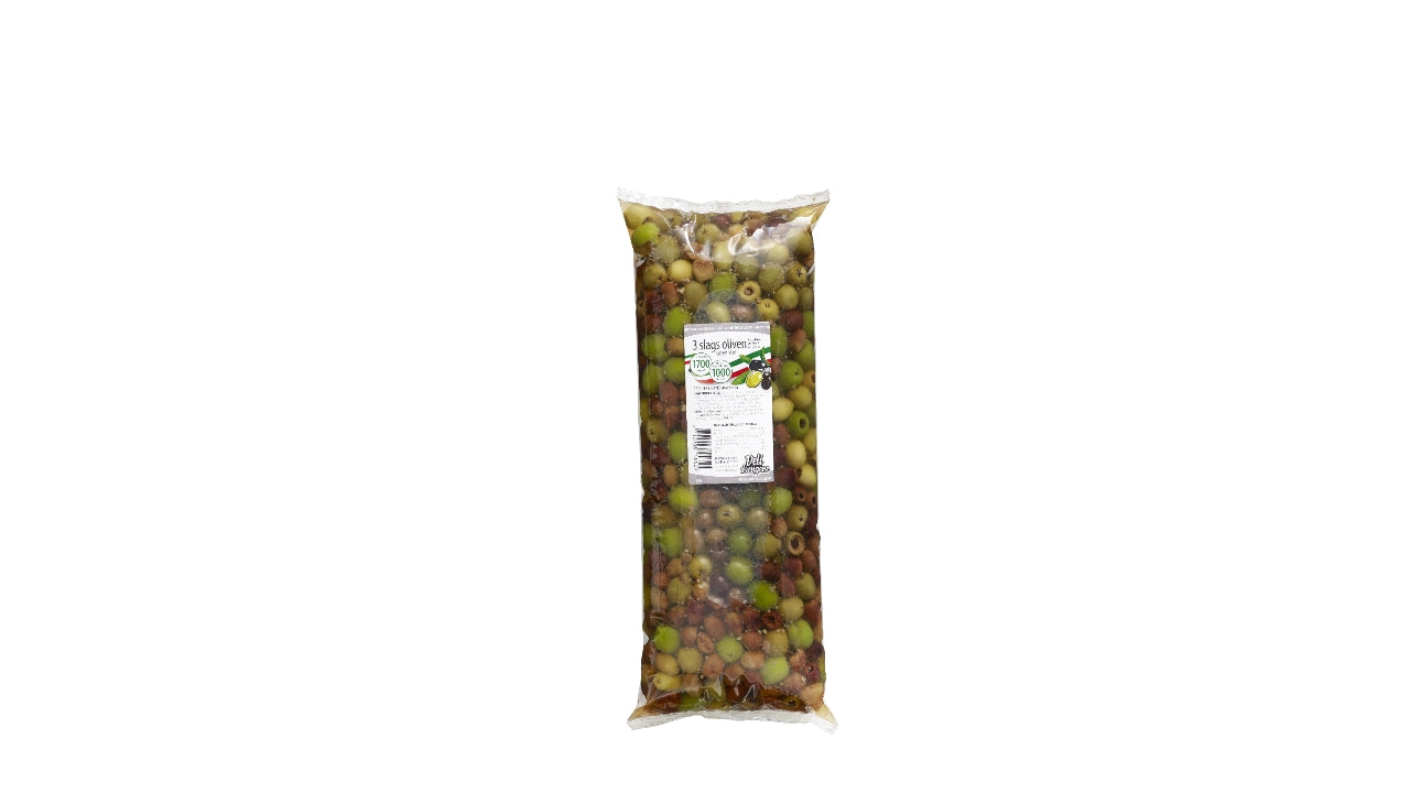 Mix oliven uden sten 1700g/1000g