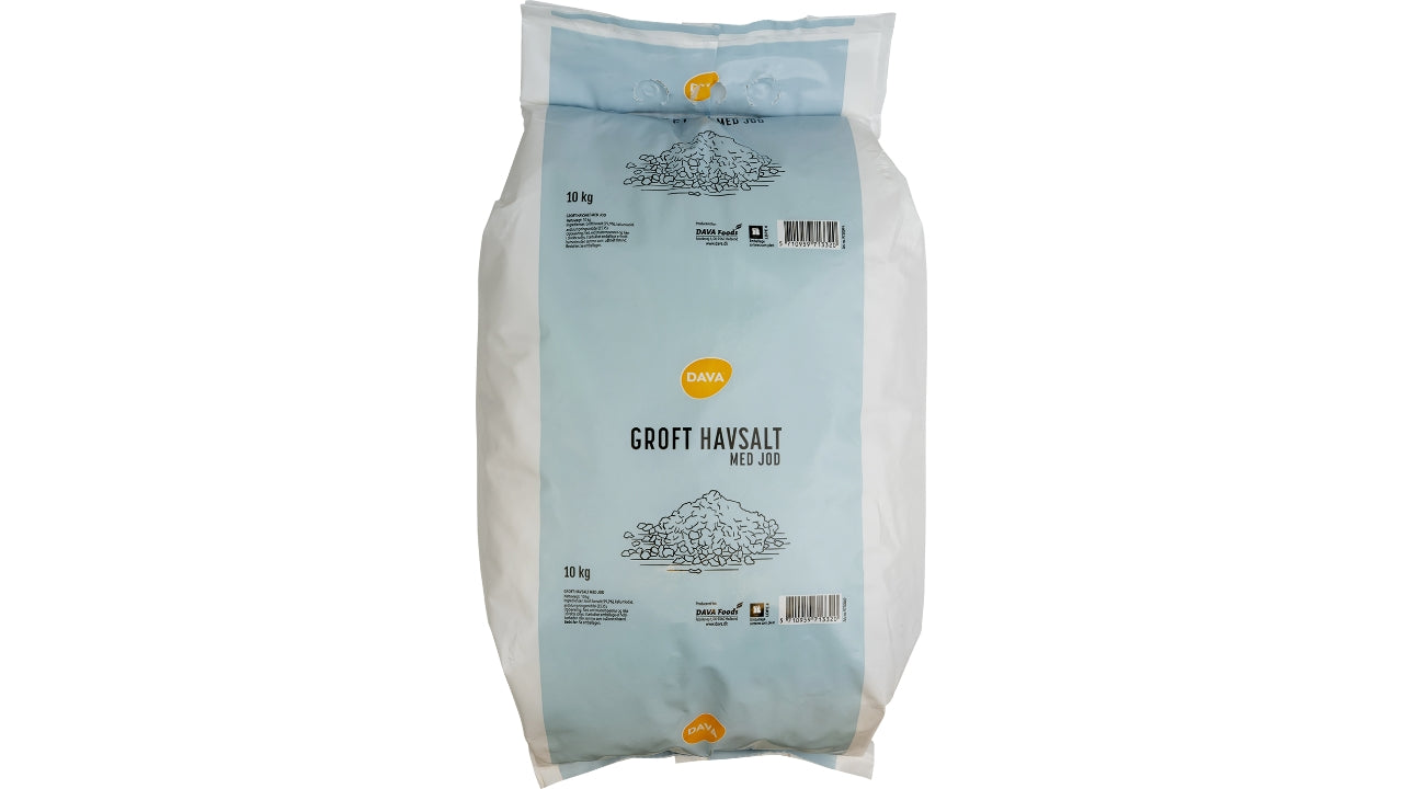 Groft havsalt med jod 10kg