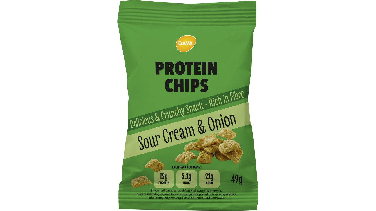 Protein chips Sour Cream & Onion 12x49g