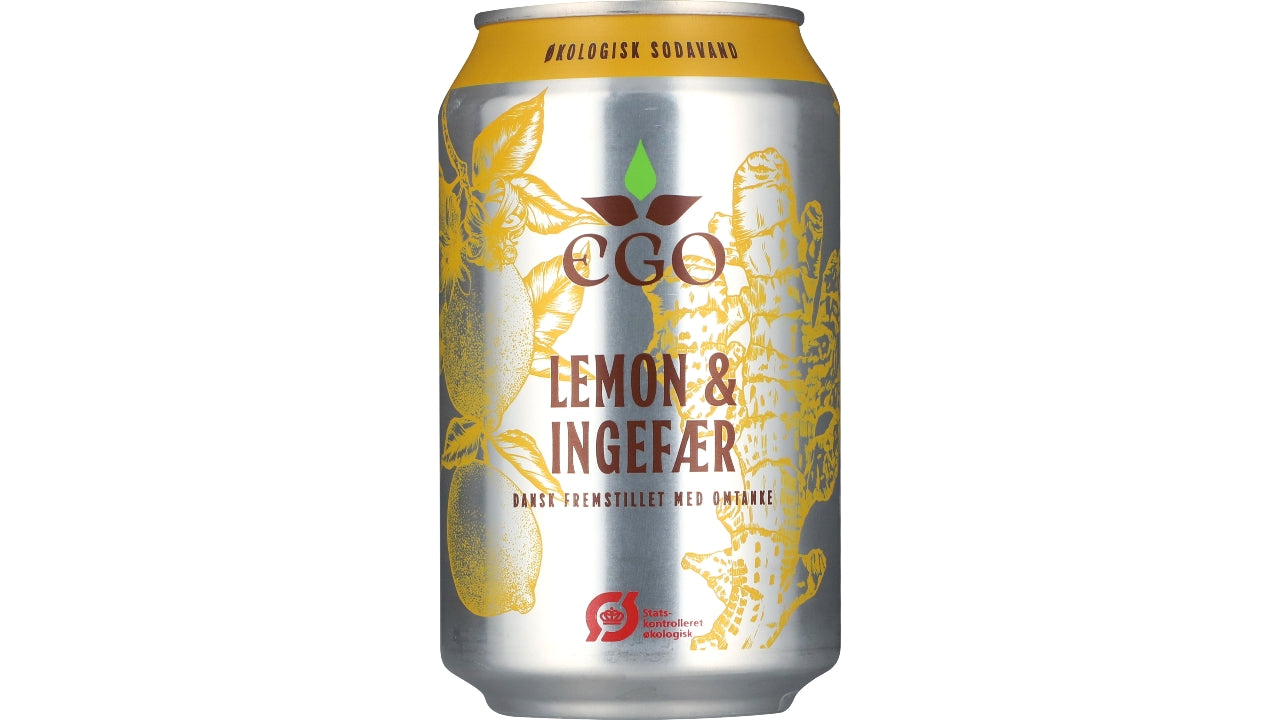Øko Lemon/ingefær 4x6x33cl