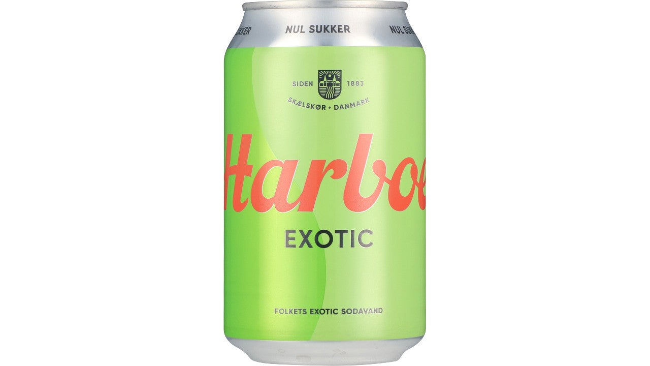 Harboe Exotic 0 sukker 18x33cl