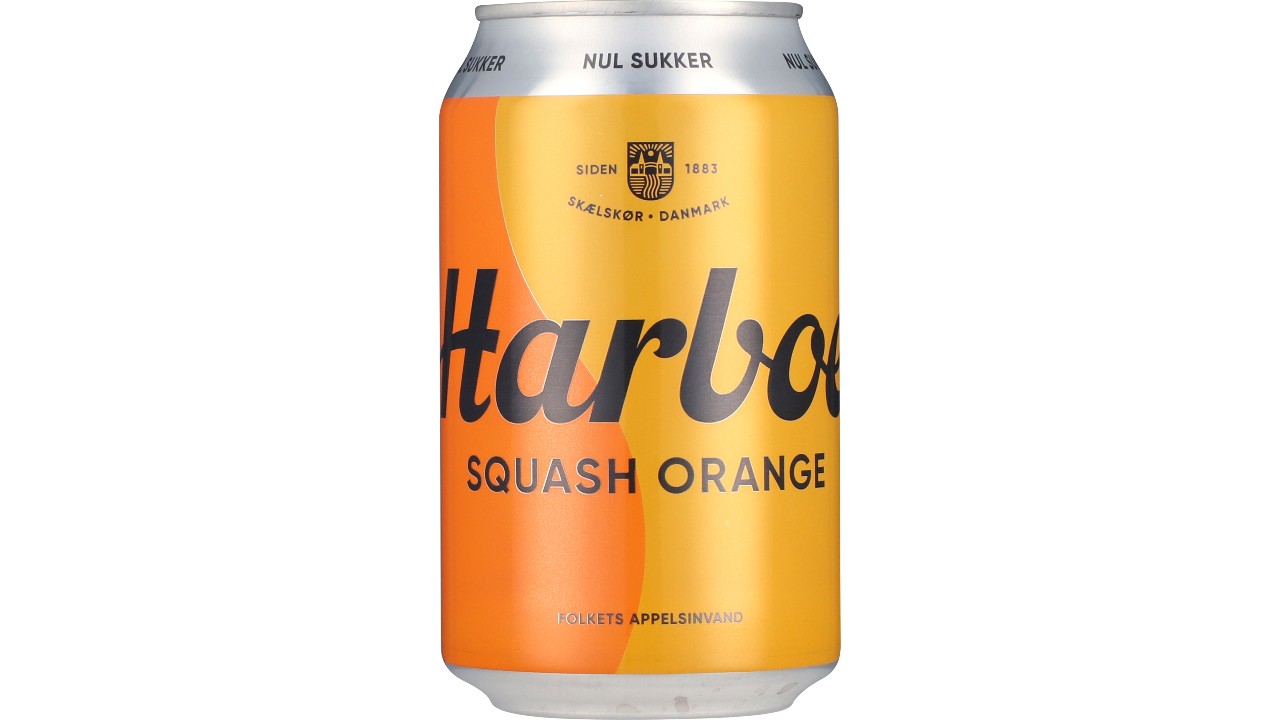 Harboe Squash 0 sukker 18x33cl