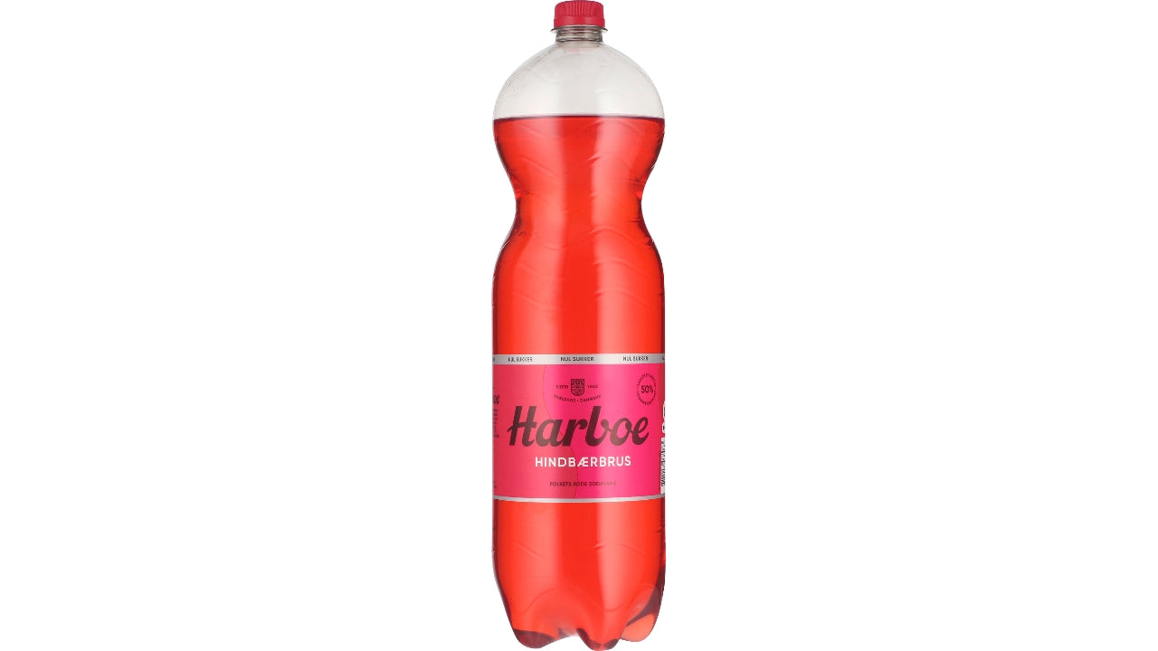 Harboe Hindbær 0% sugar 6x2L