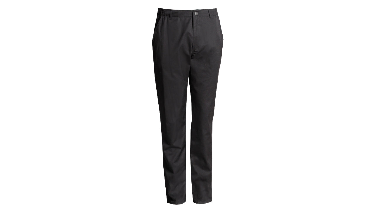 Sorte unisex kokkebukser str L