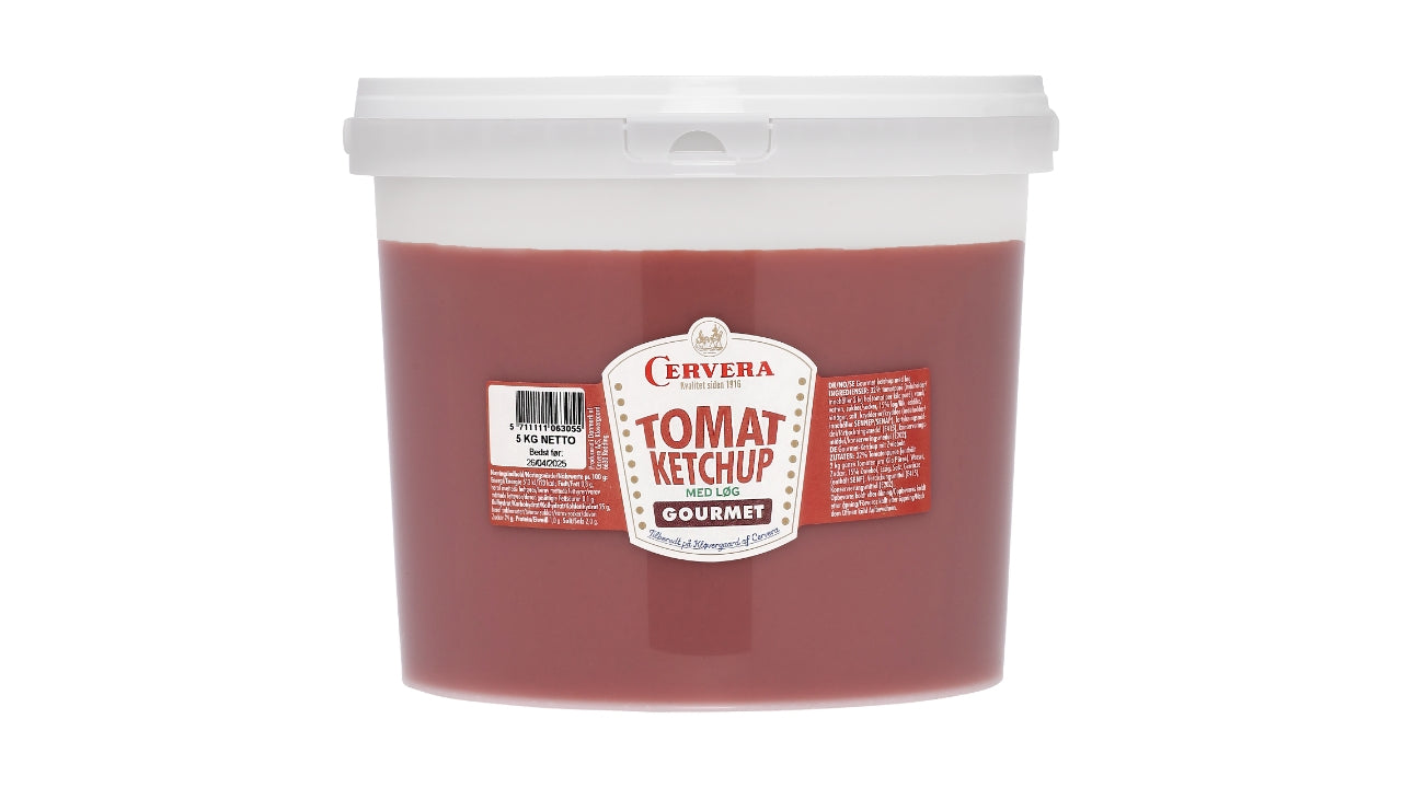 Tomat ketchup med løg  5,0kg