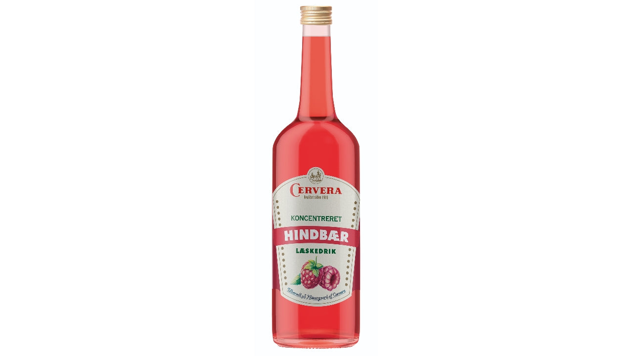 Hindbær læskedrik m/sukker 0,7L