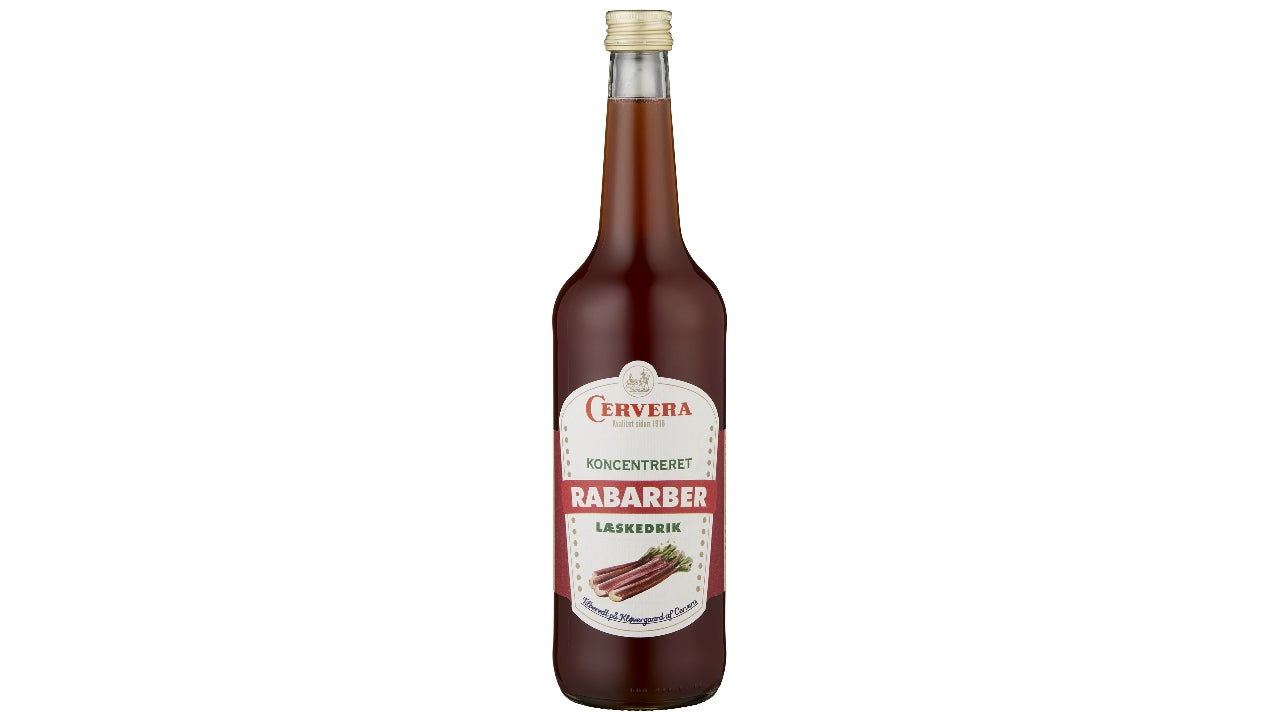 Rabarber læskedrik m/sukker 0,7L