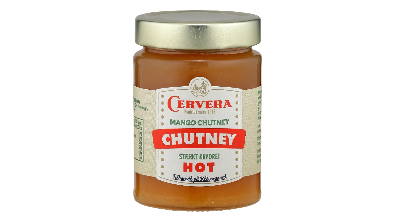Mangochutney stærk krydret 350g