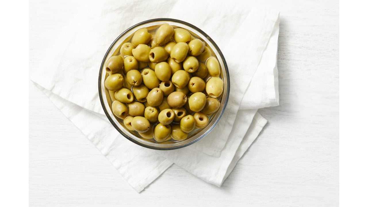 Grønne oliven uden sten 2kg