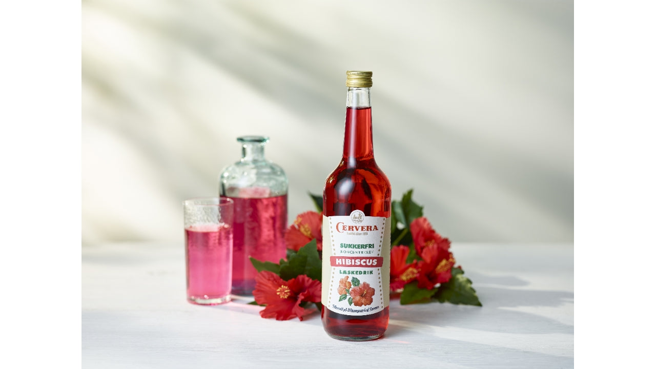 Hibiscus Læskedrik Sukkerfri 0,7L