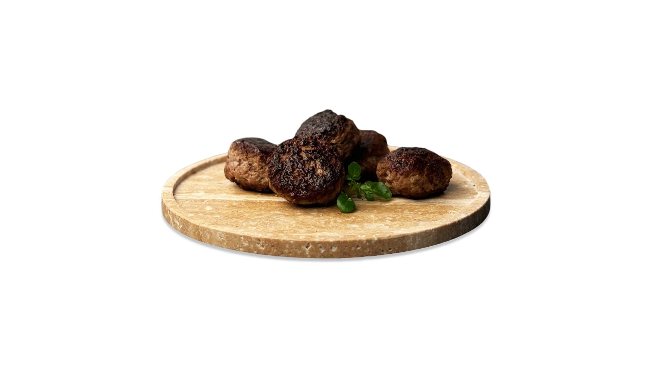 Frikadelle græske m/oksekød 65-70g 2,5kg