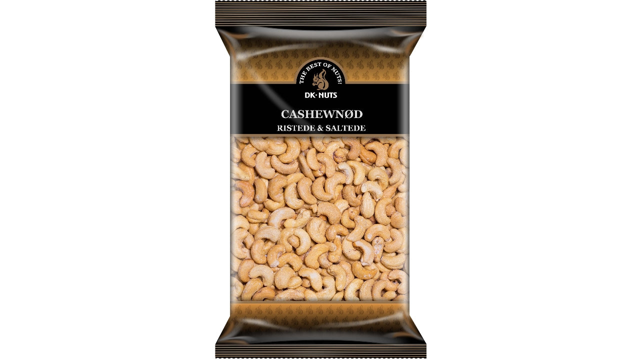 Cashewnødder ristede og saltede 1000g