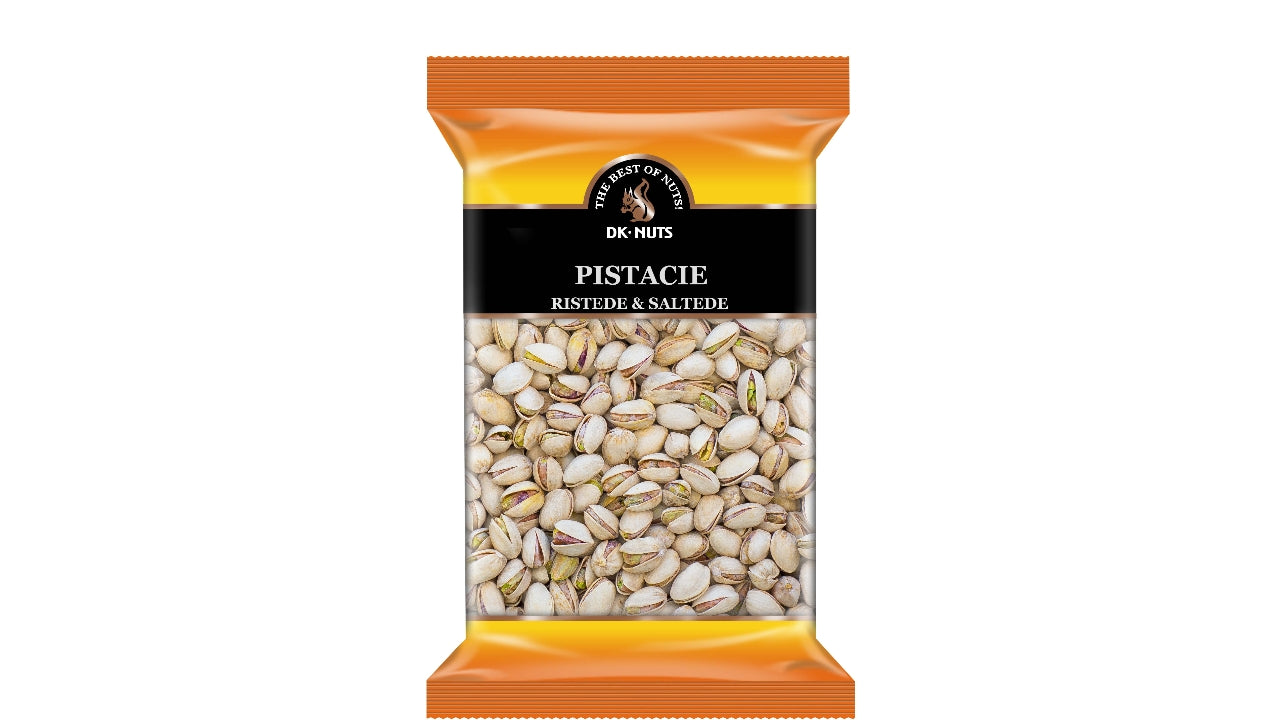 Pistacienødder ristede & saltede 650g
