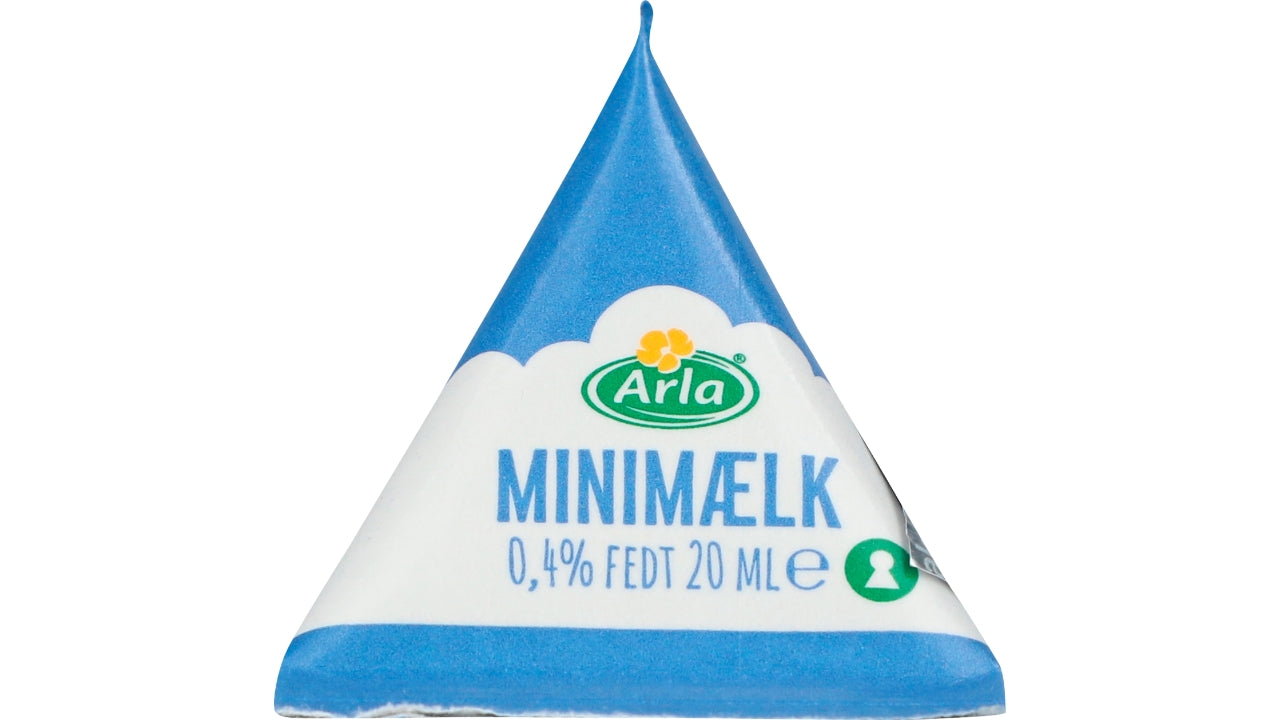 Minimælk jigger 0,4% 100x20ml - Mælk
