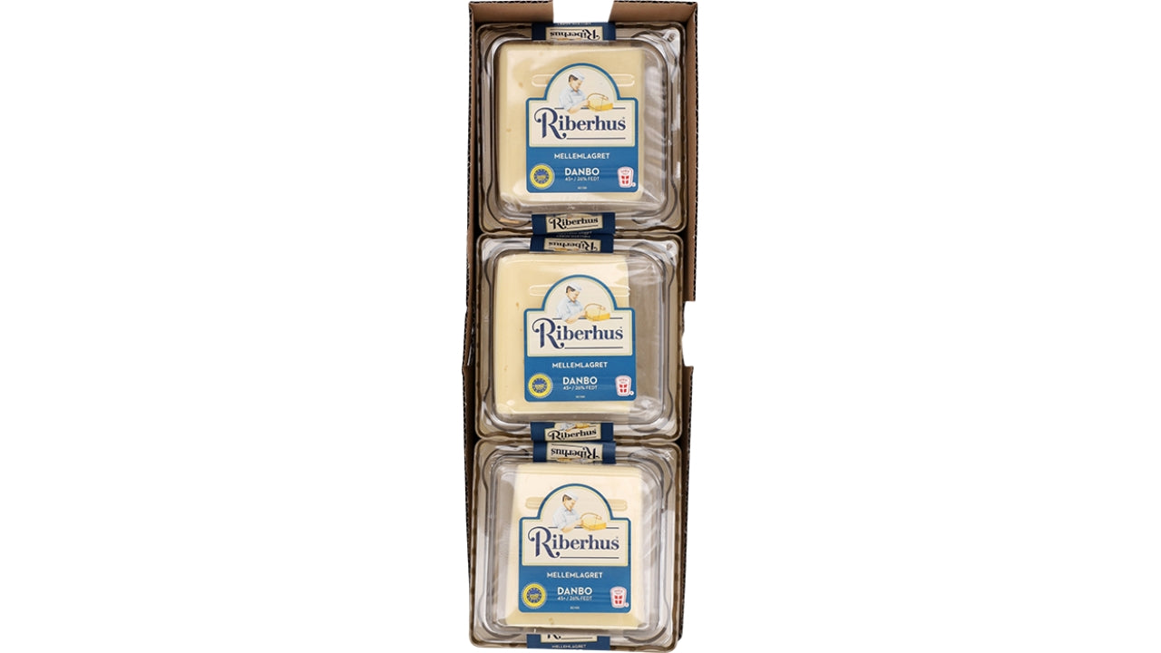 Ost i skiver Riberhus Danbo 45+ ML 240g