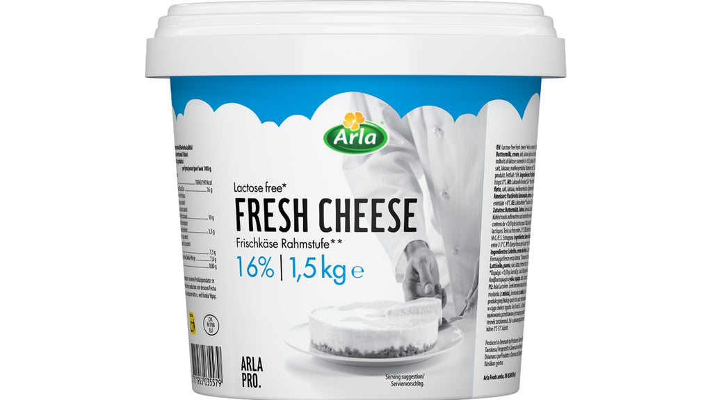 Friskost naturel laktosefri 16% 1,5kg