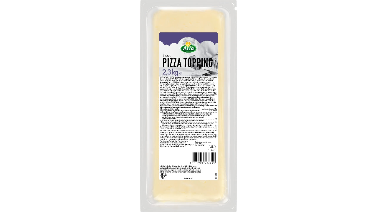 Pizzatopping i blok 22% 2,3kg