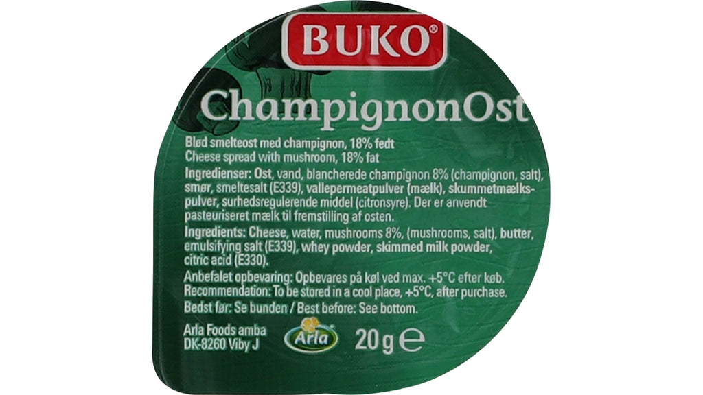 Smelteost med champignon 48x20g