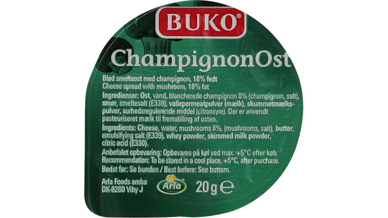 Smelteost med champignon 48x20g