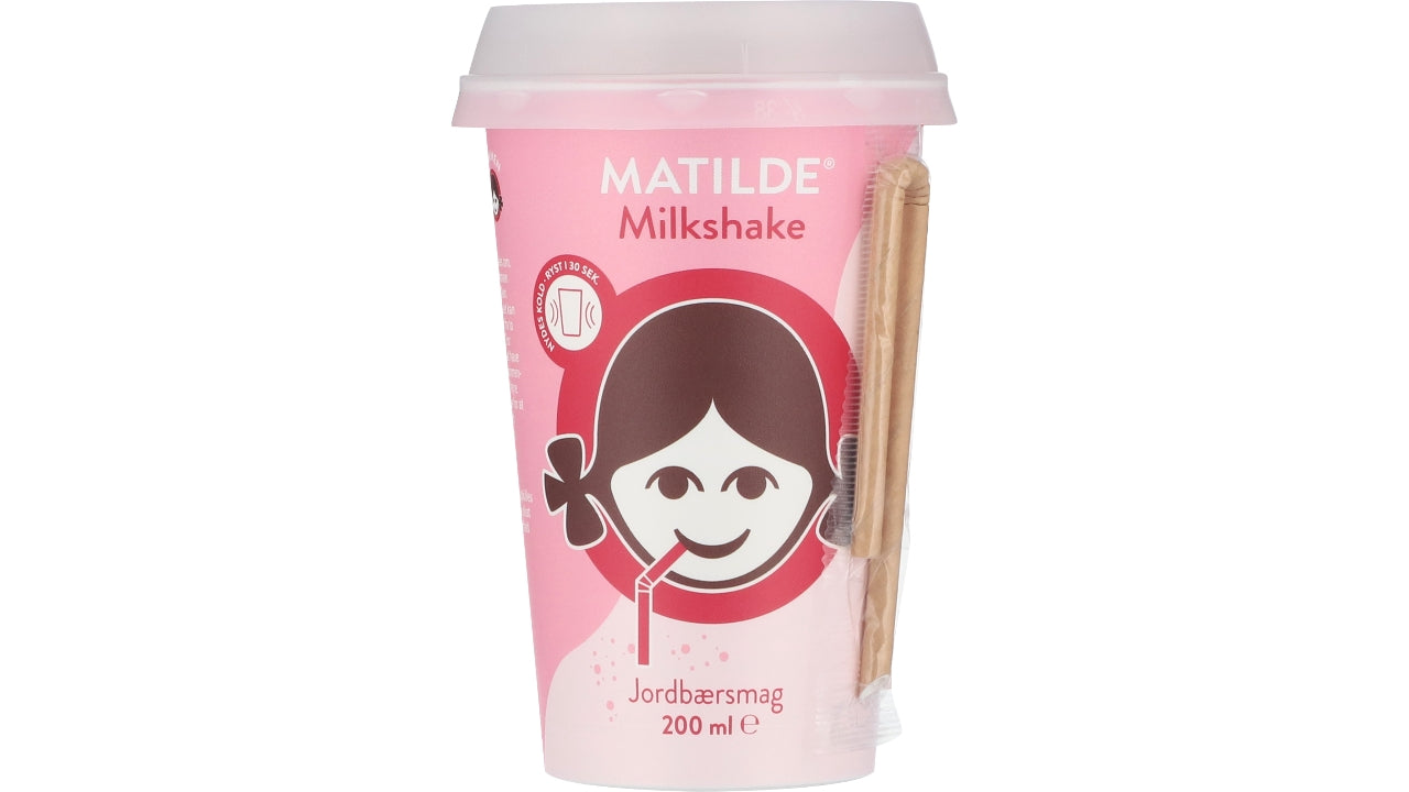 Matilde milkshake jordbær 200ml