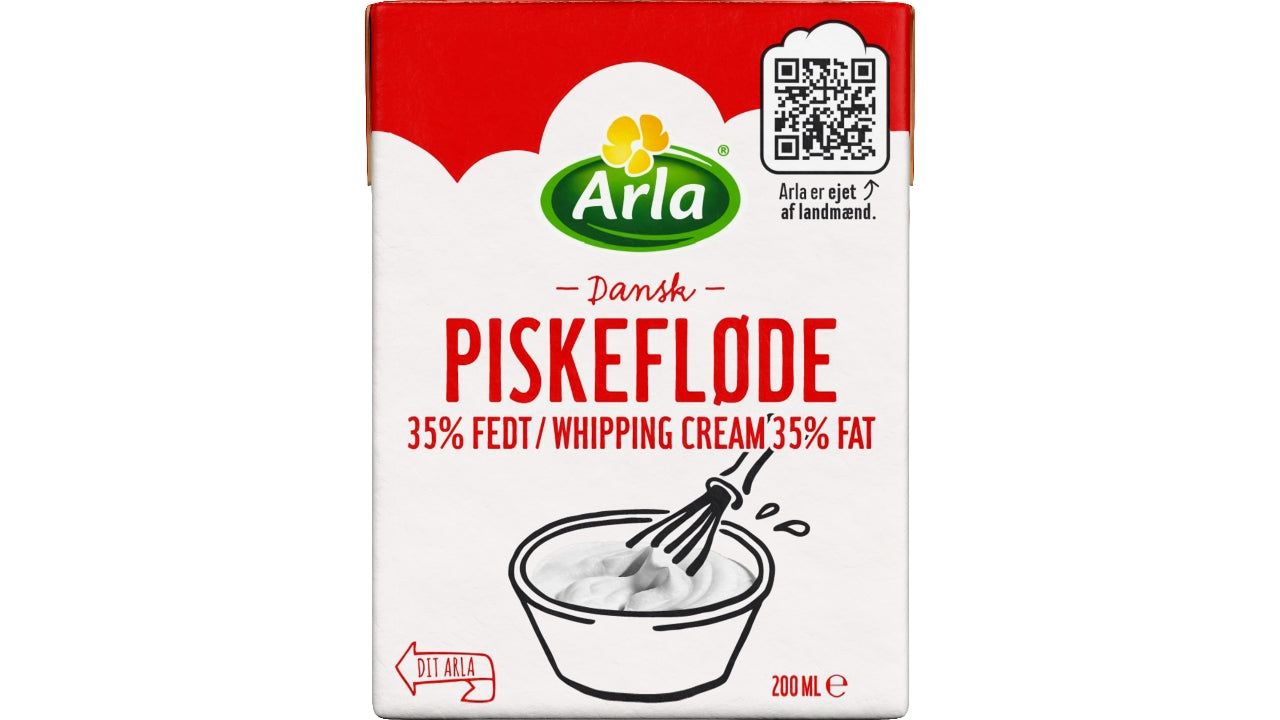 Piskefløde UHT 35% 200ml