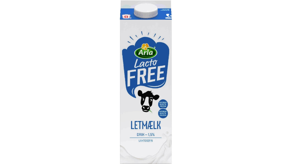 Letmælk laktosefri 1,5% 1L