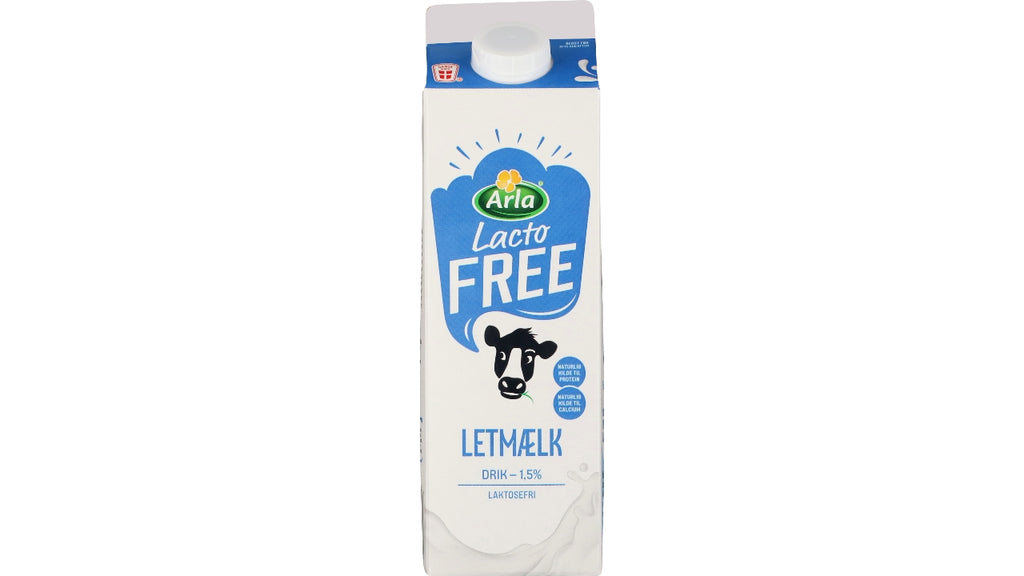 Letmælk laktosefri 1,5% 1L