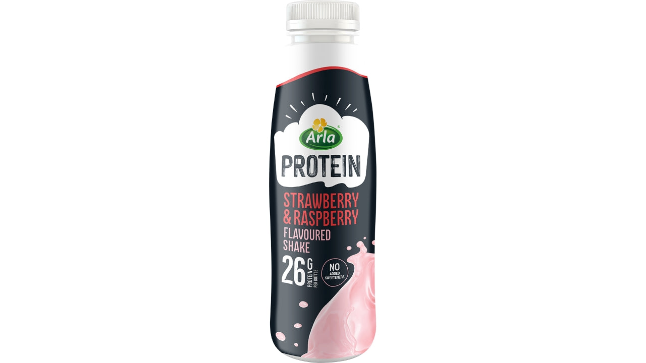 Protein drik med jordbær / hindbær 500ml