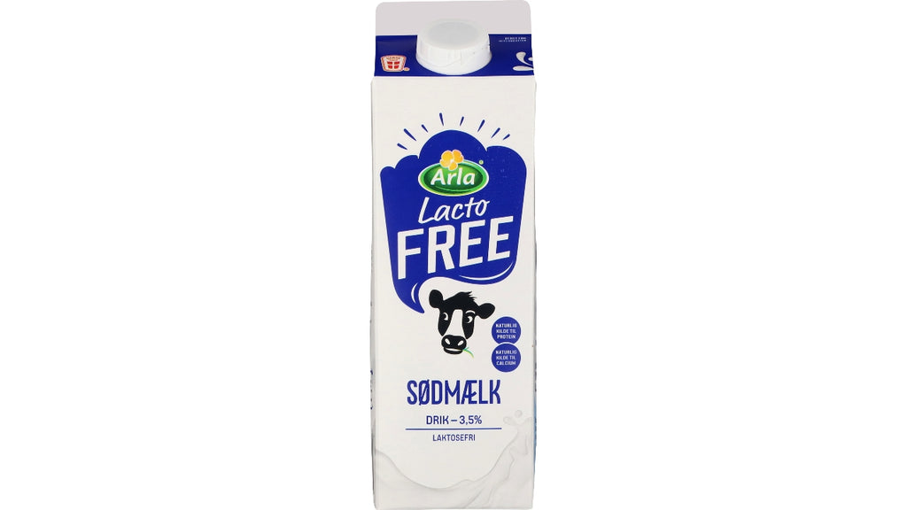 Sødmælk laktosefri 3,5% 1L