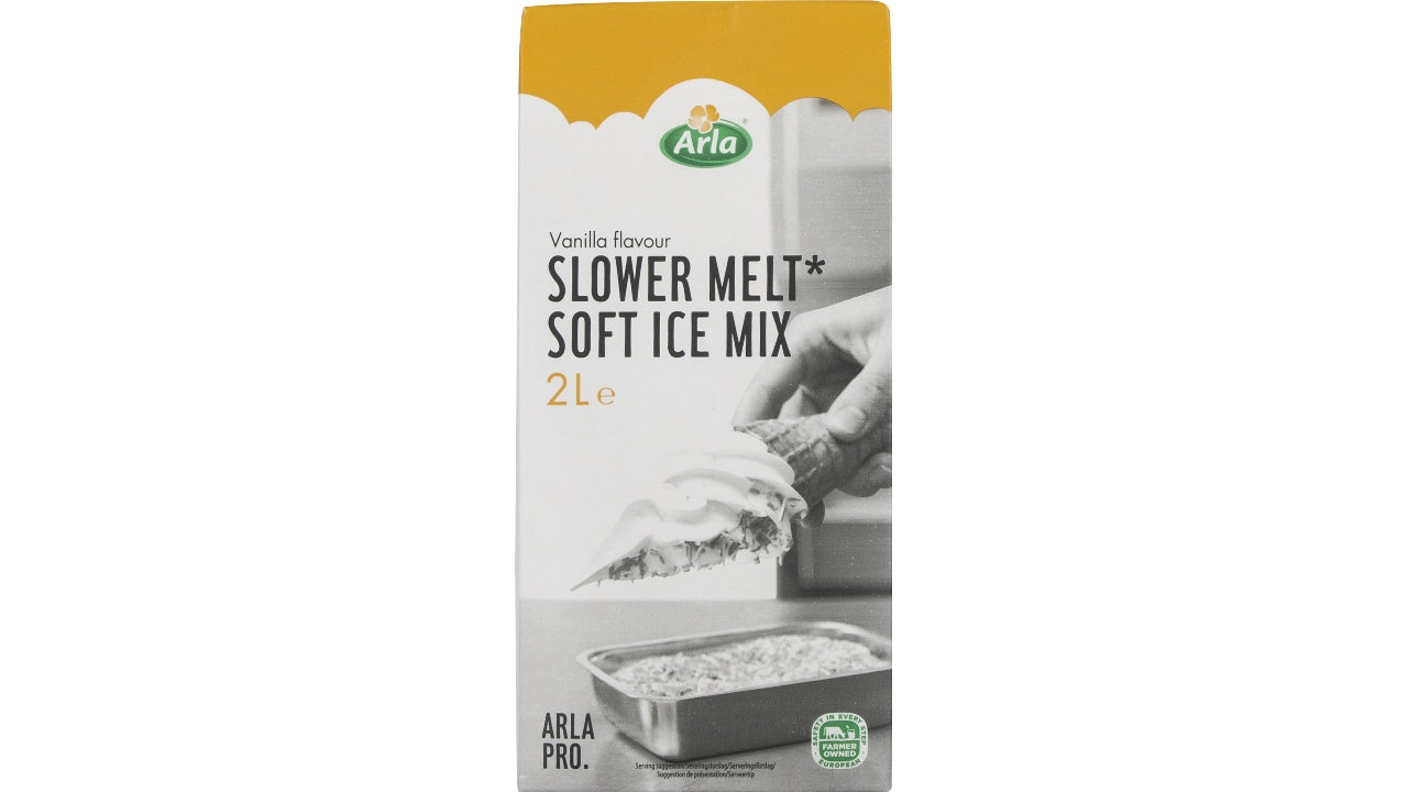 Softice mix slower melt 2L