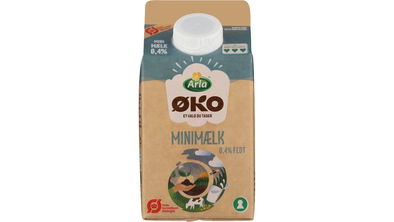 Øko minimælk 0,4% 500ml - Mælk