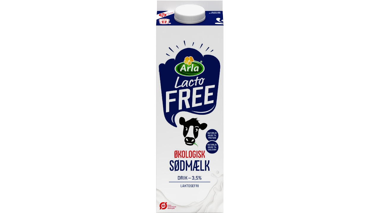 Øko Sødmælk laktosefri 3,5% 1L - Mælk