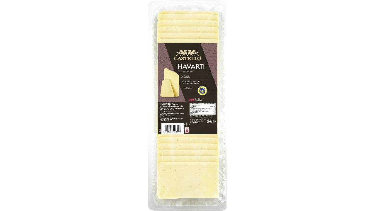 Havarti aged i skiver 55+ 700g