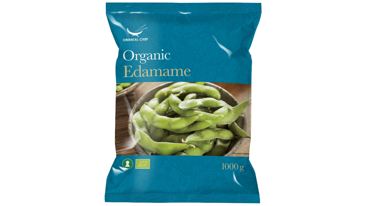 Øko Edamame bønner i bælg 1000g