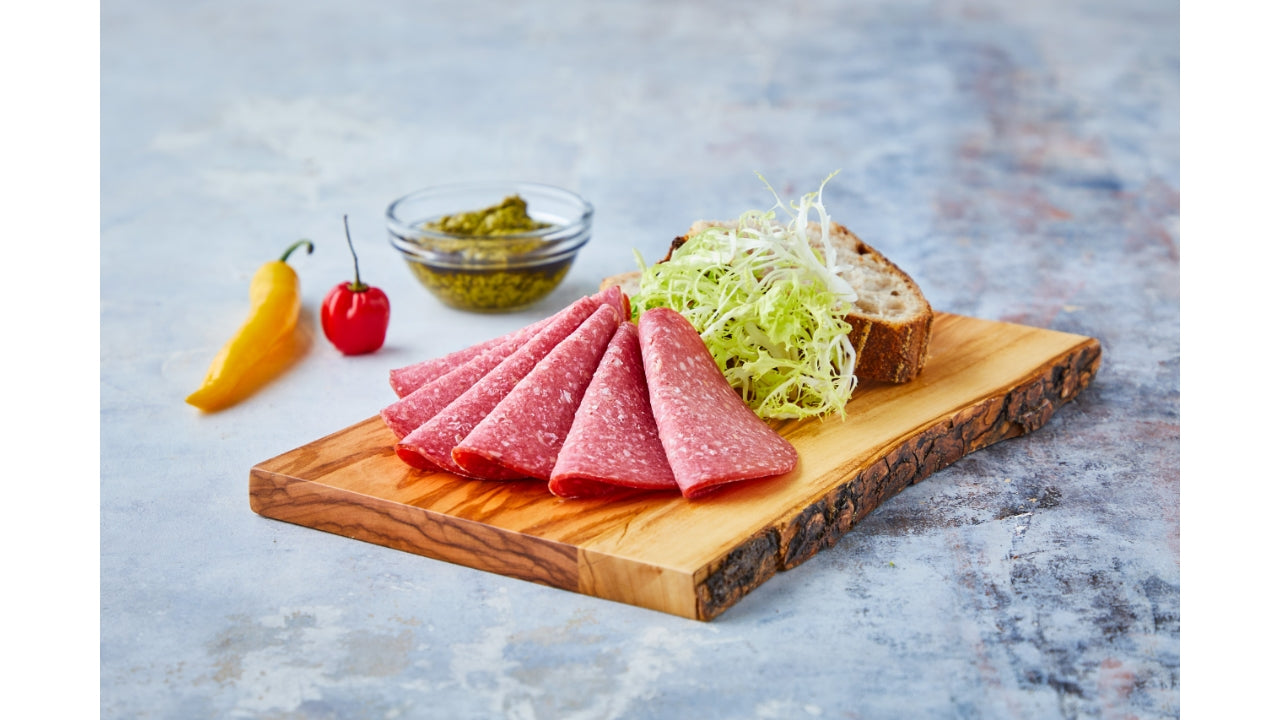 Oksesalami i skiver 500g