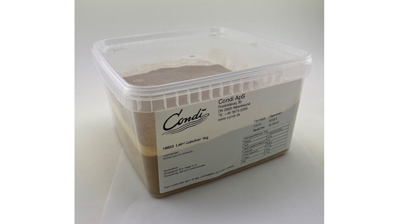 Lakridspulver 1kg