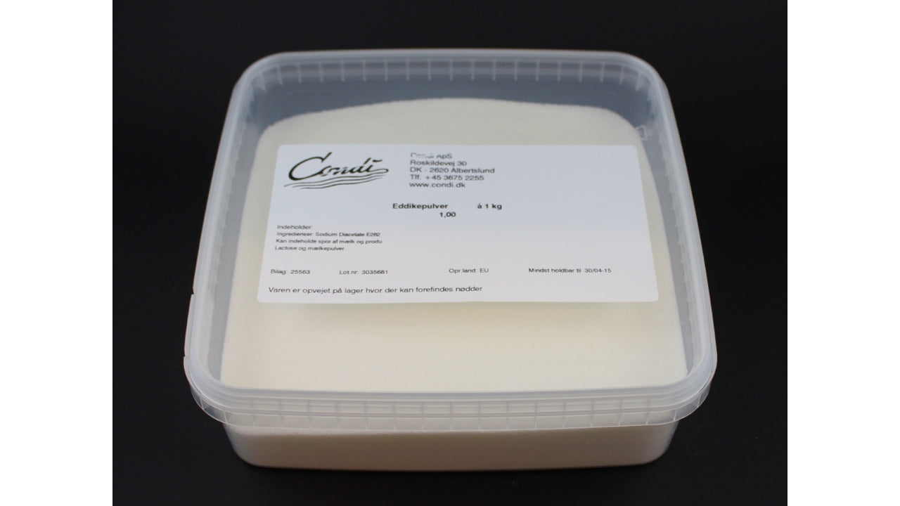 Pulver til eddikessmag 1kg