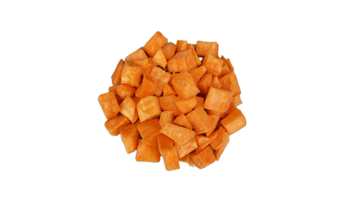 Søde kartofler tern 20x20mm 1kg