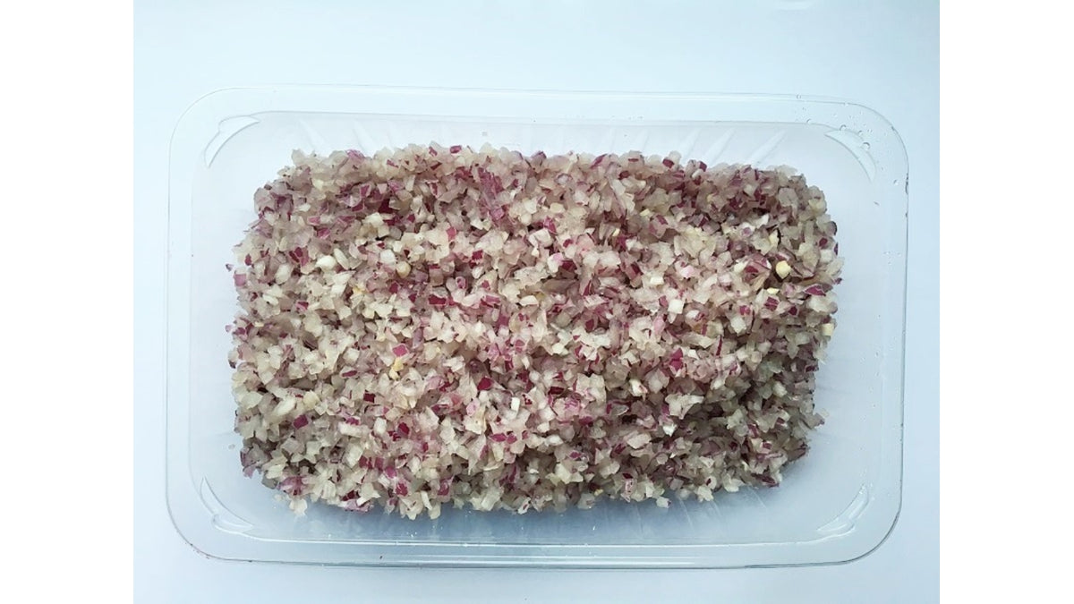 Øko Rødløg i tern 5x5mm 1kg (10)