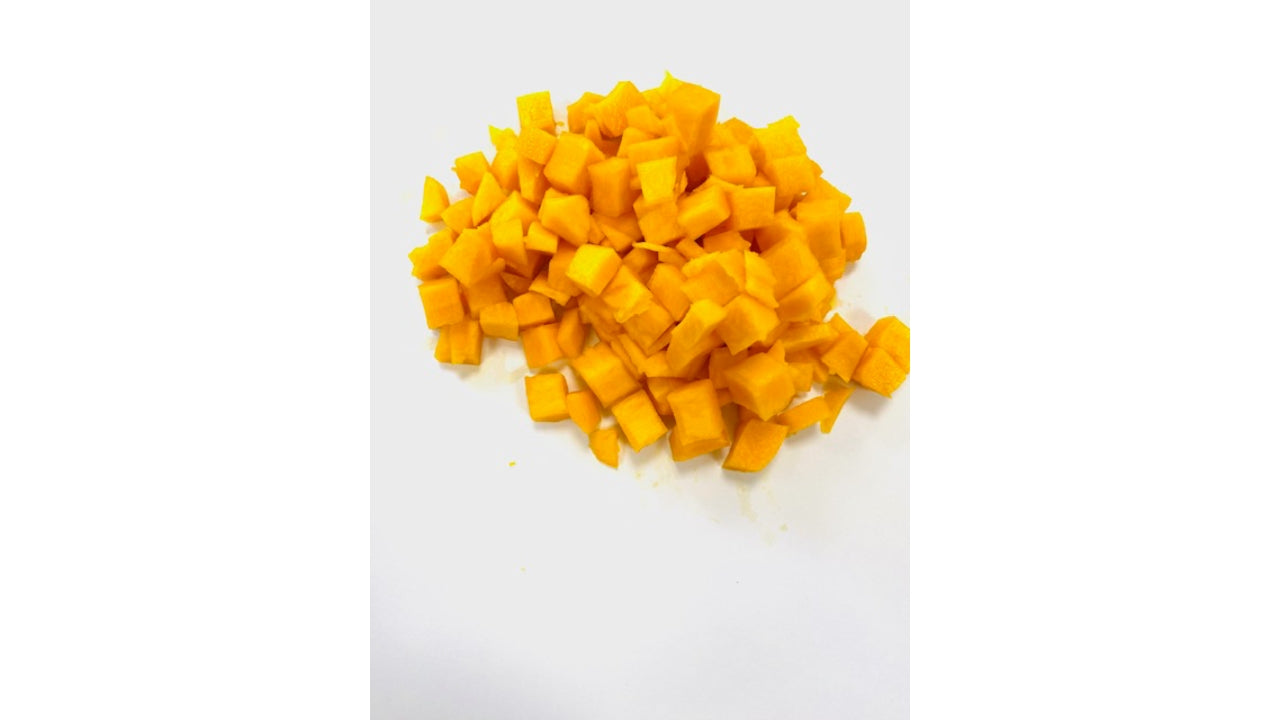 Øko Græskar tern 10x10mm 1kg