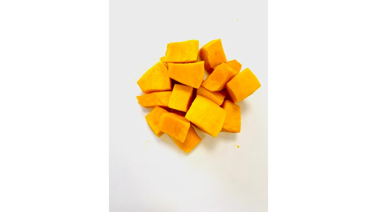 Øko Græskar tern rustik 25x25mm 1kg