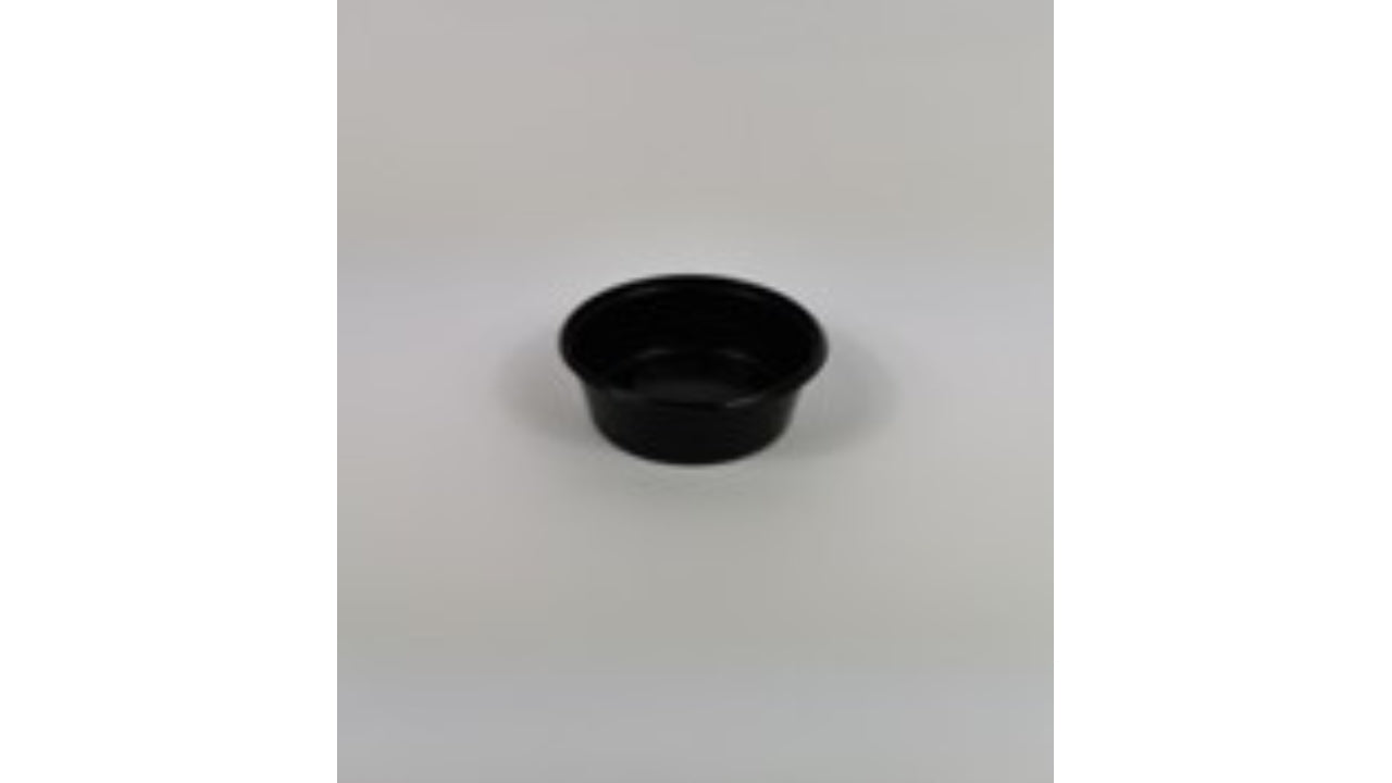Dressingbæger 50ml sort 100stk